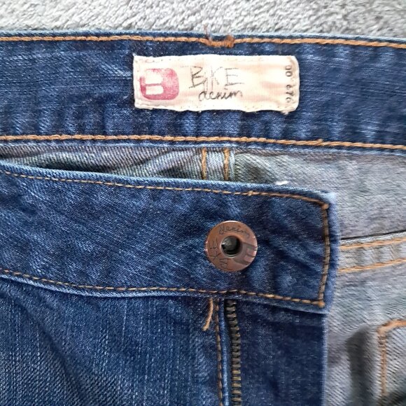 BKE Star 20 Jean Women 36x33.5, Tag 34x33.5 Bootcut Blue Denim Cotton Distressed - Picture 7 of 15